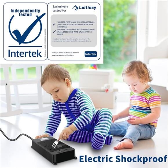 Outdoor Power Strip Weatherproof, 6 Outlets Waterproof Surge Protector with 3 - Picture 3 of 7